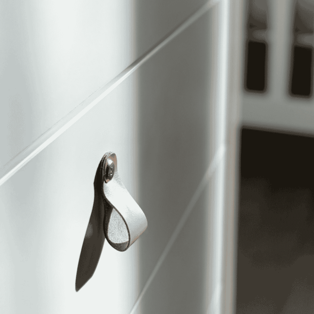 Dětská komoda Zukko Gekko Kids, 90x50x85cm, Bílá / Cappuccino